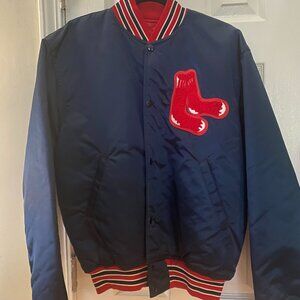 Vintage Boston Red Sox Starter Satin Baseball Jacket, Men's Size LG - Like New